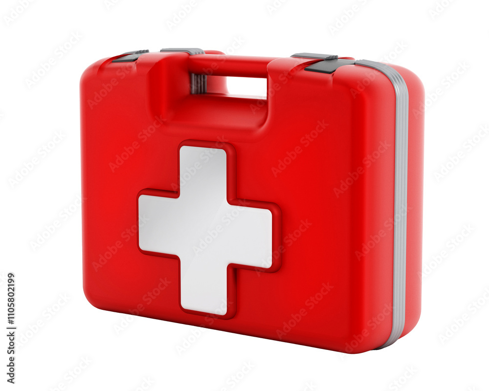 First aid kit isolated on transparent background First aid kit isolated on transparent background