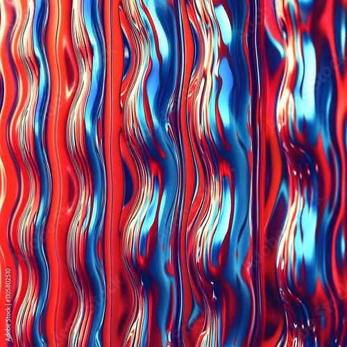 Vibrant Flowing Abstract Motion Patterns in Vivid Colors