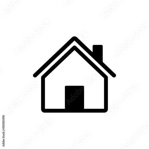 House icon. home isolated on transparent background, home PNG