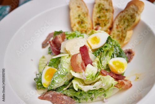 Salad on plate