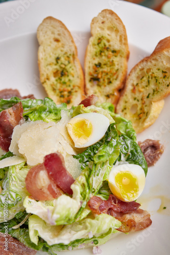 Salad on plate