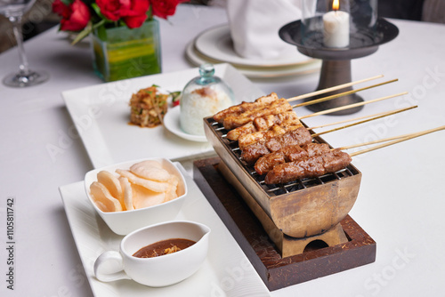 Chicken sate Beef Sate