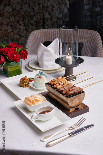 Chicken sate Beef Sate