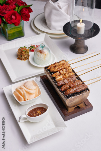 Chicken sate Beef Sate