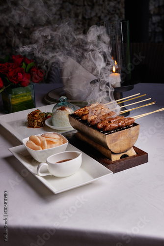 Chicken sate Beef Sate