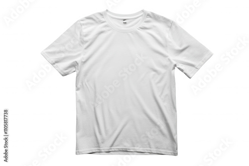 This plain white t shirt showcases a simple design made for casual wear. It is perfect for everyday activities, providing versatility in styling with different outfits and ensuring comfort throughout 