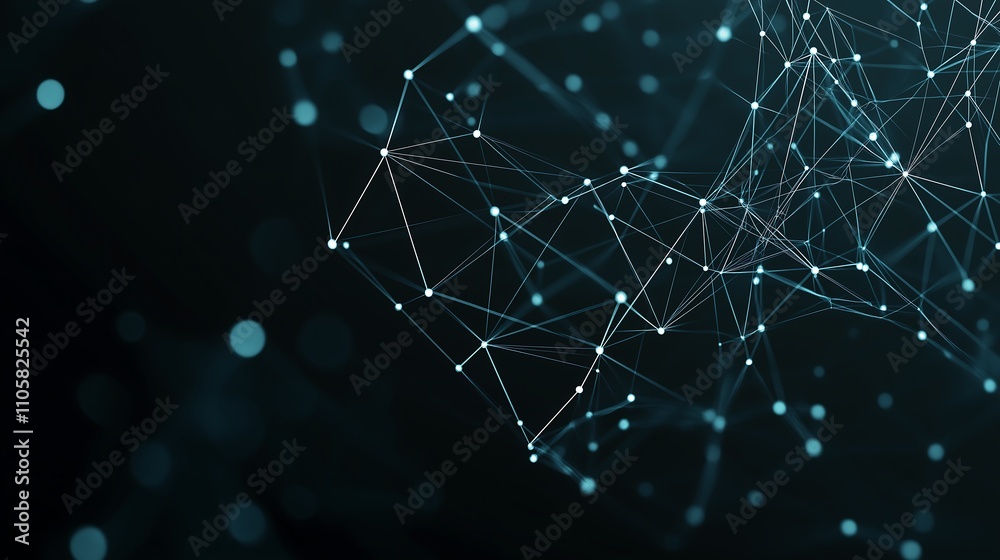 Obraz premium Data Technology abstract background vector illustration with copy space.