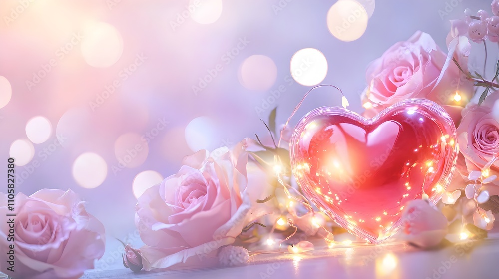 A blue background with pink hearts scattered throughout A blue background with pink hearts scattered throughout