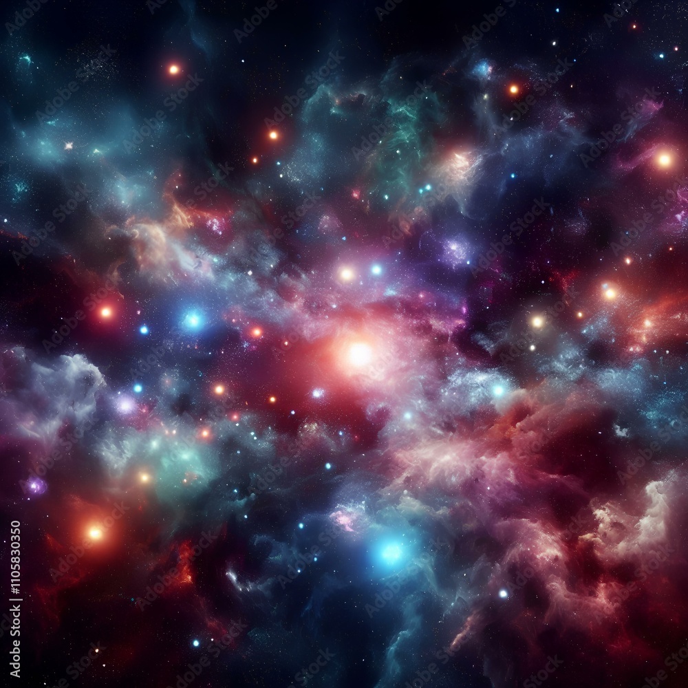 Naklejka premium space of space