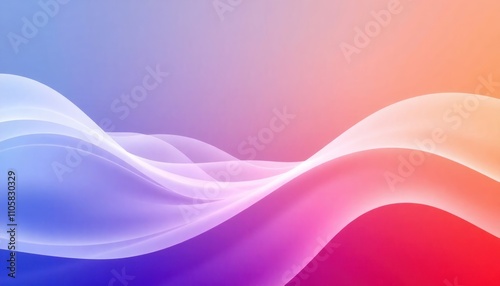 abstract background with waves and gradients color. perfect for all projects.