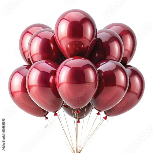 different stylish colourful helium balloon png design 