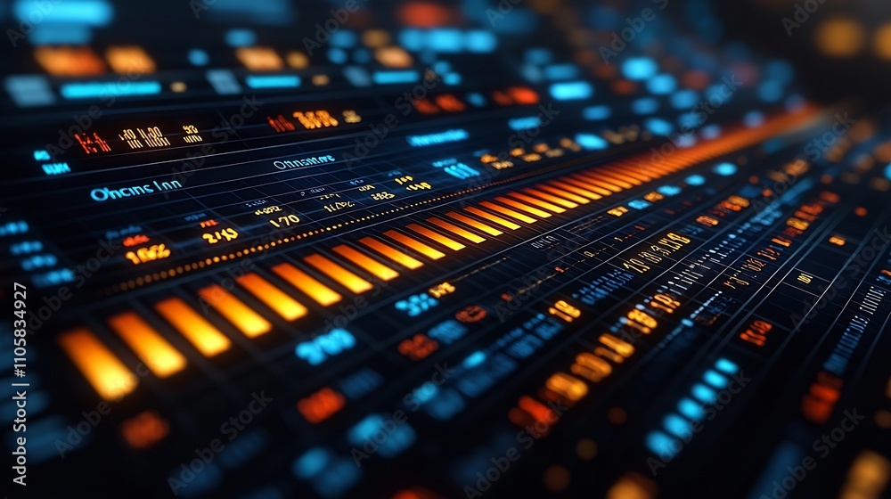 Detailed SWOT Analysis Chart Glowing on Screen for Strategic Business Review Detailed SWOT Analysis Chart Glowing on Screen for Strategic Business Review