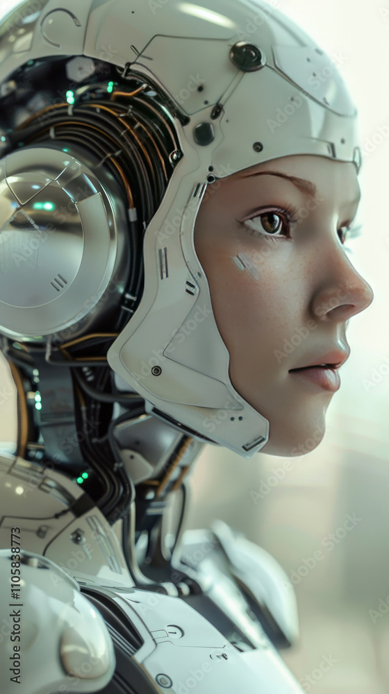 artificial super intelligence computer, female face,. artificial super intelligence computer, female face,.