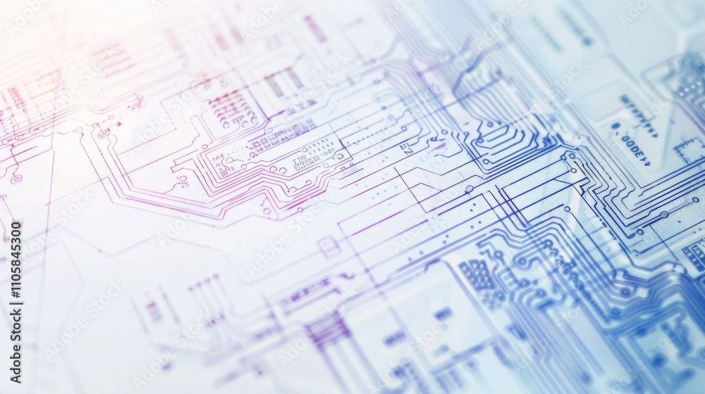 Close-up of a semiconductor chip with detailed electronic components and circuits on clean white background, ideal for tech and engineering projects. Close-up of a semiconductor chip with detailed electronic components and circuits on clean white background, ideal for tech and engineering projects.