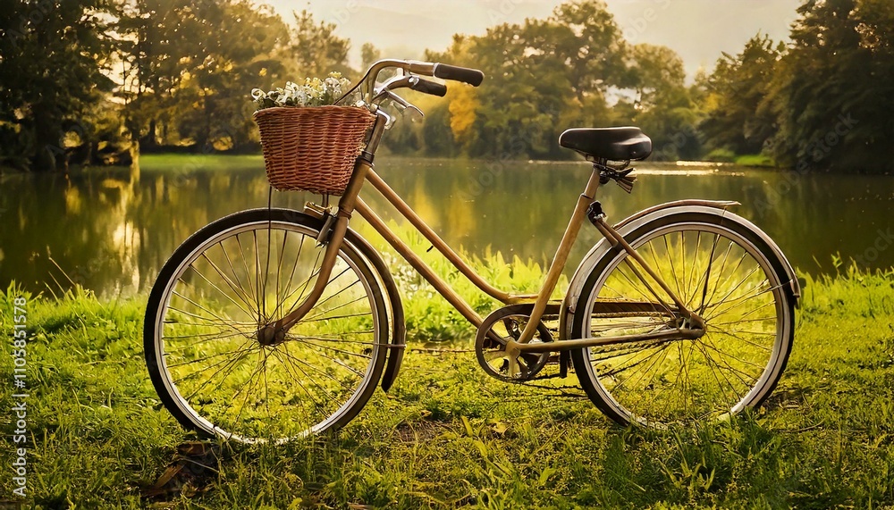 Fototapeta premium bicycle in the park