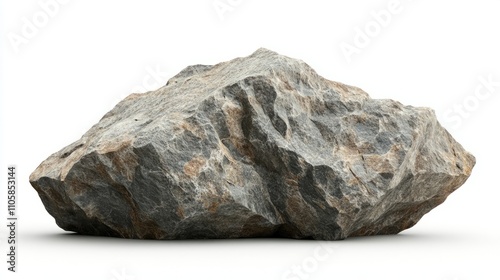 stone, rock  isolated on white