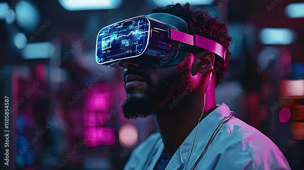 Virtual Reality Surgeon Performing Simulated Surgery with Holographic Displays Virtual Reality Surgeon Performing Simulated Surgery with Holographic Displays