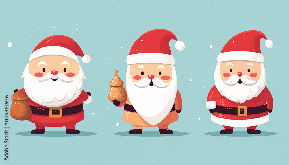 santa claus with gifts generative AI santa claus with gifts generative AI