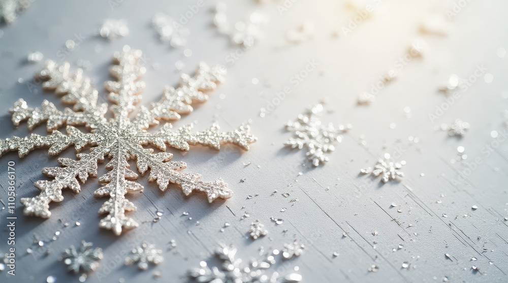 Elegant Snowflake Background for Winter and Christmas Designs – High-Quality Festive Holiday Theme Elegant Snowflake Background for Winter and Christmas Designs – High-Quality Festive Holiday Theme