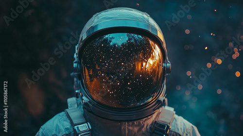 astronaut in space