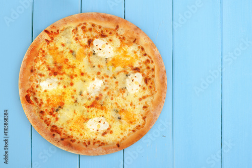 pizza with four cheeses