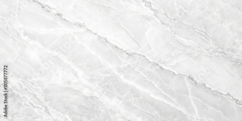 Wallpaper Mural High-resolution image showcasing a pristine white marble texture with subtle gray veining and intricate patterns Torontodigital.ca