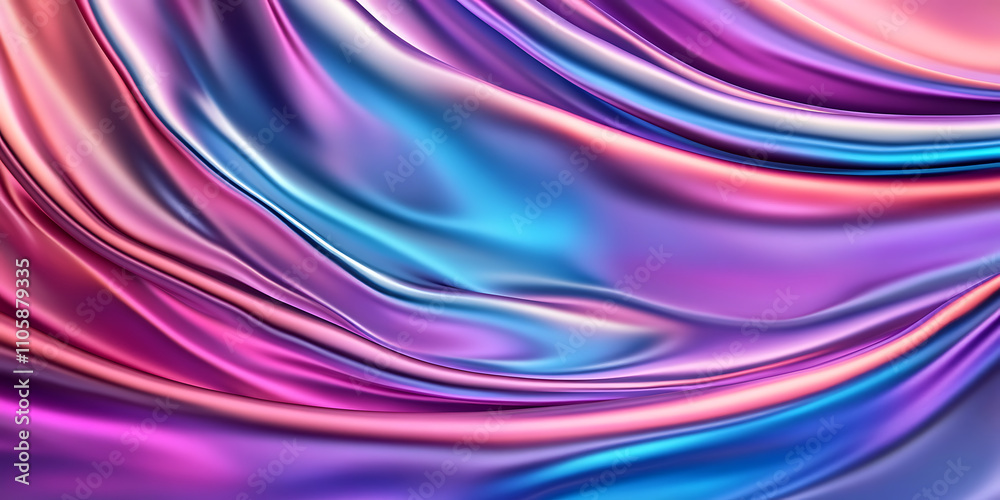 A vibrant spectrum of azure, violet, and pink colors in an abstract design. A vibrant spectrum of azure, violet, and pink colors in an abstract design.