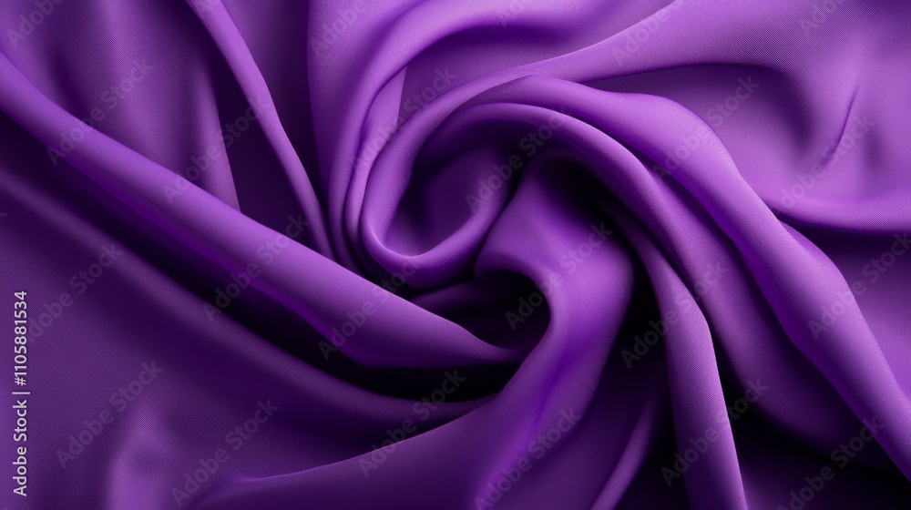 Fototapeta premium Stunning Purple Fabric Texture: A Luxurious Drape Detail. Exquisite folds and rich color. Perfect for fashion and design inspiration.