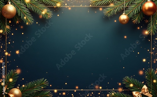 Emerald greenery forest foliage vector background. Green garden trees wedding invitation. Summer leaves card texture. Bokeh lights art.Rustic style save the