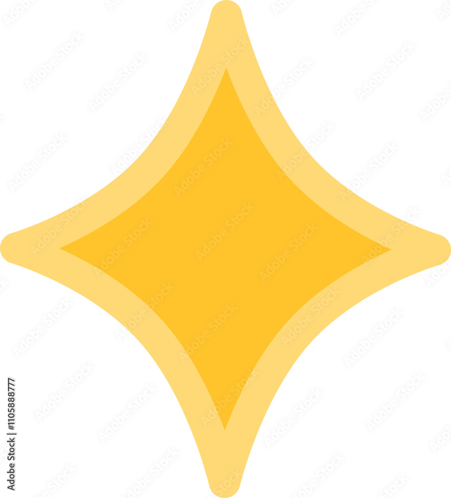 Yellow Sparkle Icon | Vector Illustration Clip art Yellow Sparkle Icon | Vector Illustration Clip art