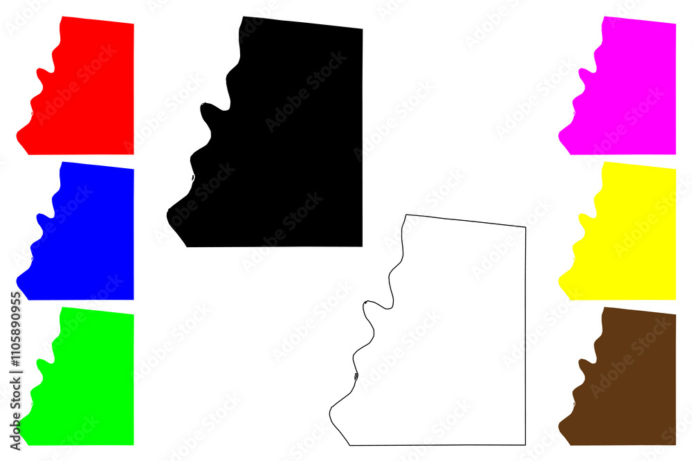 Marshall County, State of West Virginia (U.S. county, United States of America, USA, U.S., US) map vector illustration, scribble sketch Marshall map Marshall County, State of West Virginia (U.S. county, United States of America, USA, U.S., US) map vector illustration, scribble sketch Marshall map