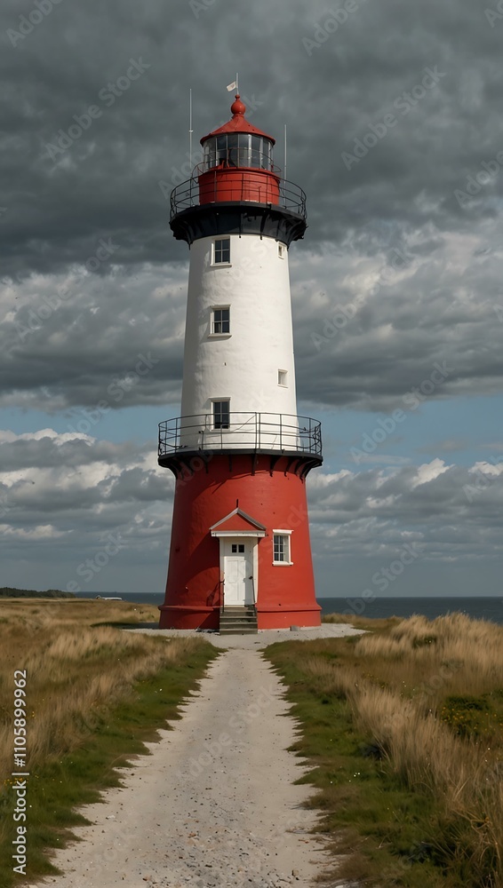 Danish lighthouse at Lyngvig. Danish lighthouse at Lyngvig.