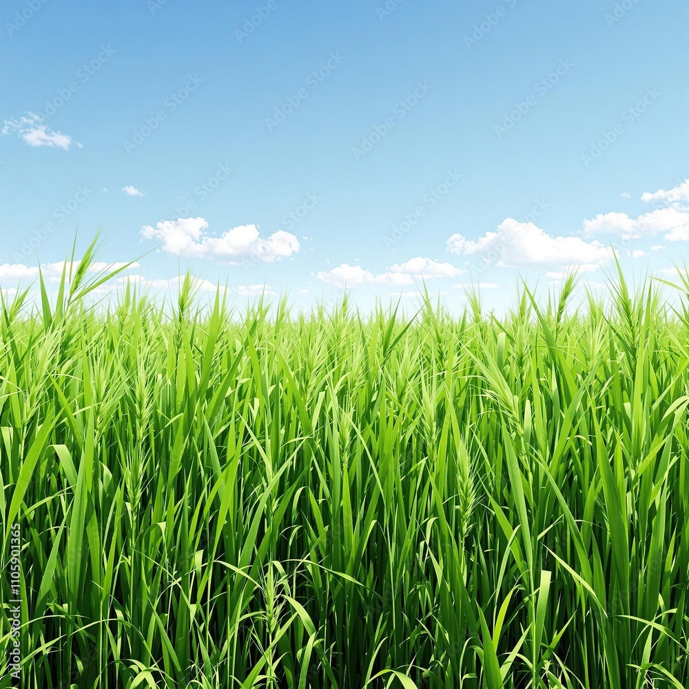 Tall blades of green grass swaying gently in the breeze, serene background, tall grass, foliage Tall blades of green grass swaying gently in the breeze, serene background, tall grass, foliage