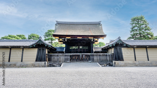 Photos The front gate of Kyoto Imperial Palace in Kyoto, Japan