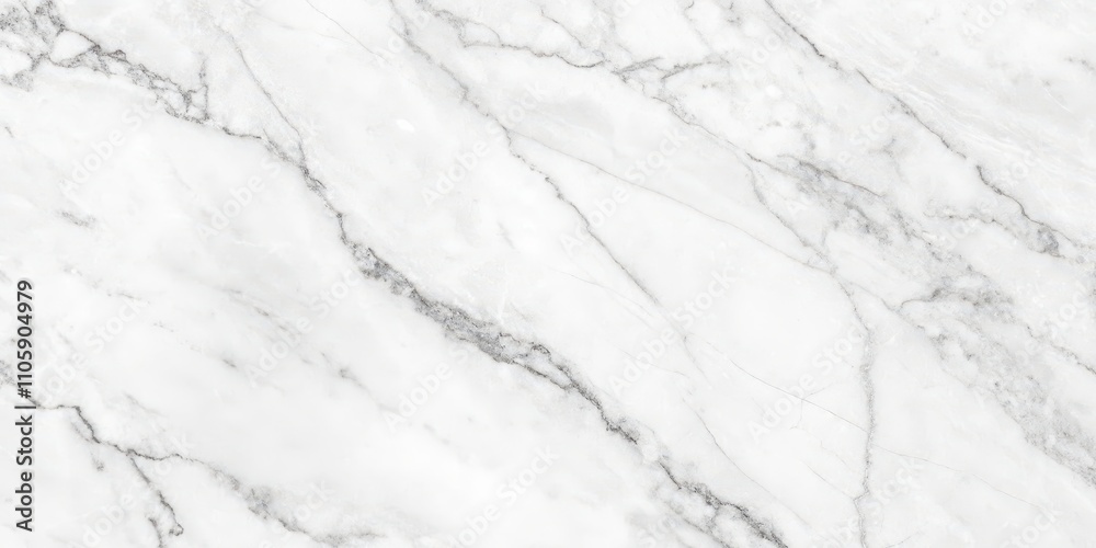 Obraz premium High-resolution image showcasing elegant white marble texture with subtle gray veining patterns ideal for design applications