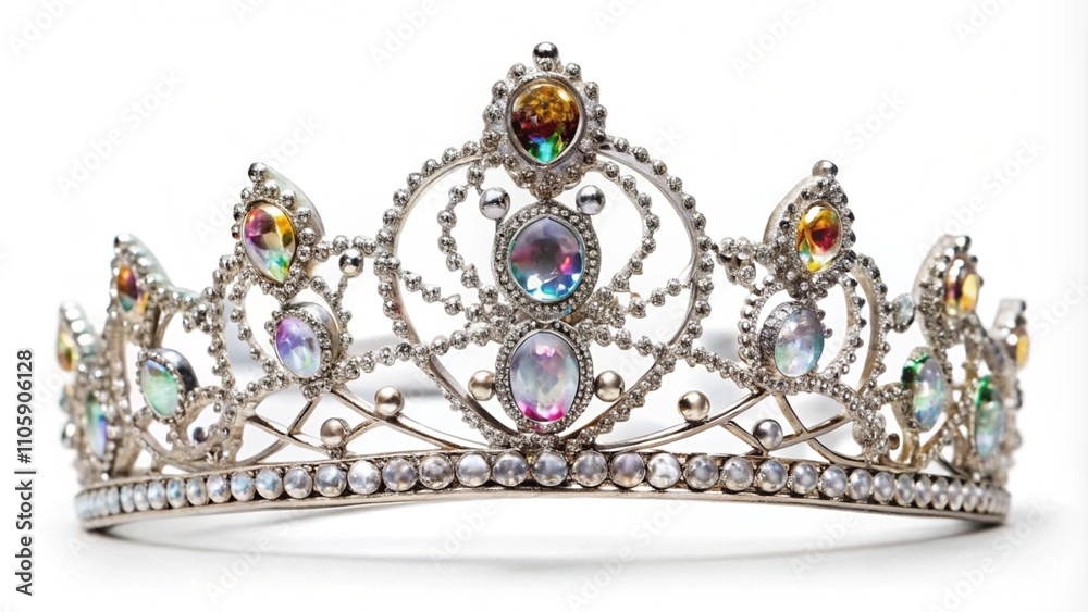 golden crown isolated on white