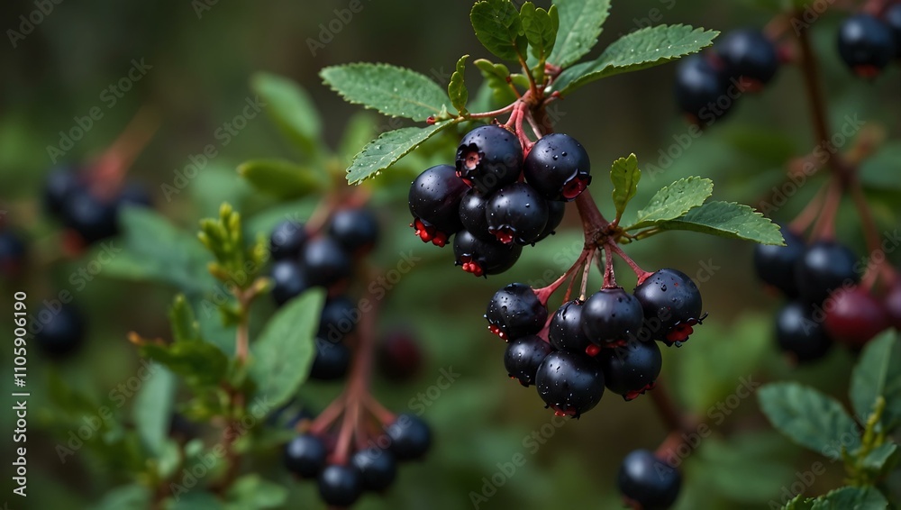 Dark, ripe crowberries in Estonia’s late summer. Dark, ripe crowberries in Estonia’s late summer.