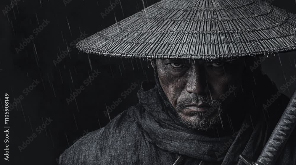 弥助、アサシンクリードシャドウズ、蓑笠の侍、武者、浪人