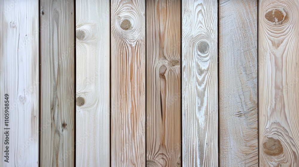 Vertical Arrangement of Light Colored Wooden Planks Showcasing Textured Surface and Grain Pattern Vertical Arrangement of Light Colored Wooden Planks Showcasing Textured Surface and Grain Pattern