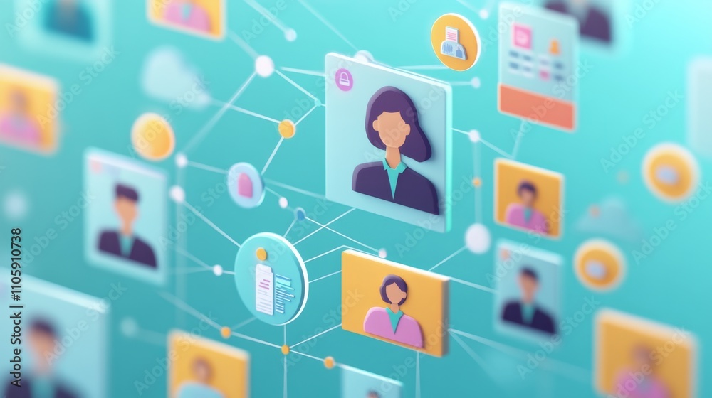 Data Analysis Icons for Human Resources and Employee Statistics Data Analysis Icons for Human Resources and Employee Statistics