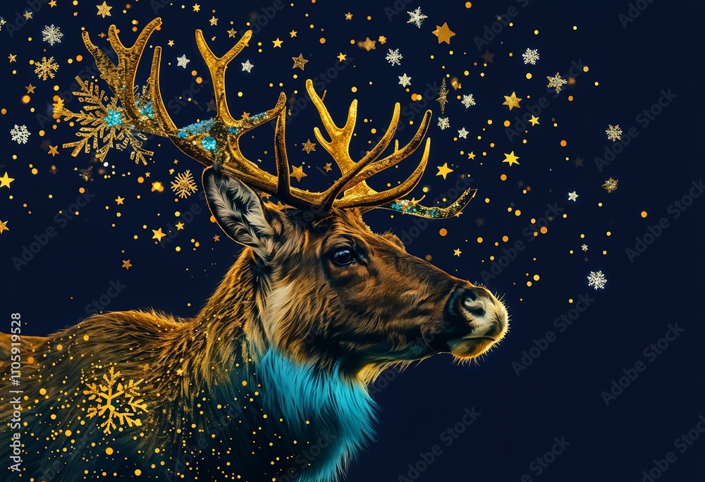 deer in the night deer in the night
