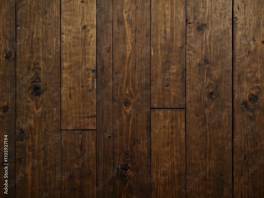 Naklejka premium Detailed texture of wooden floor planks.