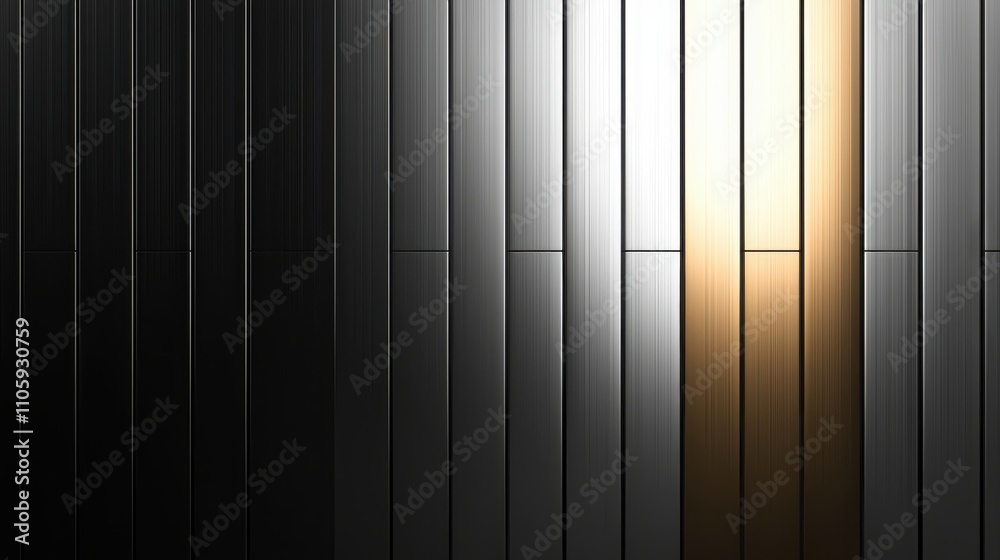 A minimalist metallic gradient background transitioning from shimmering silver to rich pewter tones. Subtle light reflections enhance the design, making it feel clean and professional. This 