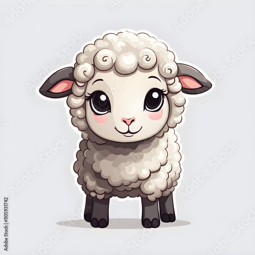 lamb cartoon illustration