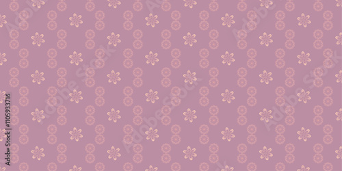 Floral Minimalist Pattern in Soft Pink Tones