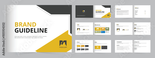 Brand Guidelines  professional Brand Manual Layout