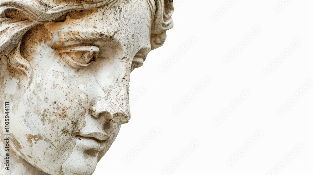 gypsum copy of ancient statue gypsum copy of ancient statue