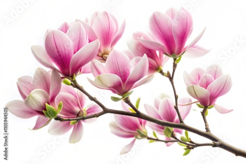 pink magnolia flowers