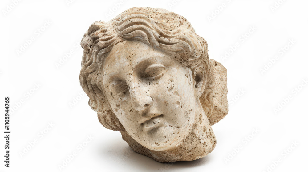 gypsum copy of ancient statue gypsum copy of ancient statue
