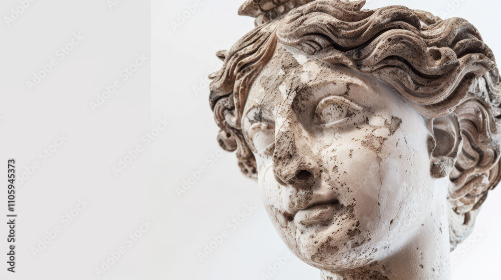 gypsum copy of ancient statue gypsum copy of ancient statue